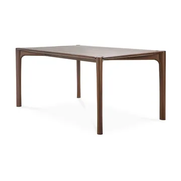 PI Dining table - Lacquered teak brown, 200x95 cm - Ethnicraft