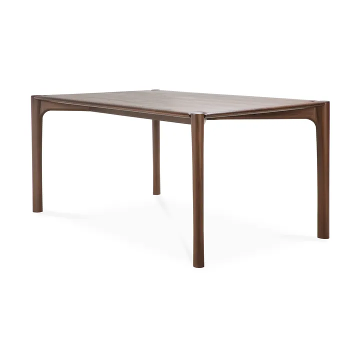 PI Dining table - Lacquered teak brown, 200x95 cm - Ethnicraft