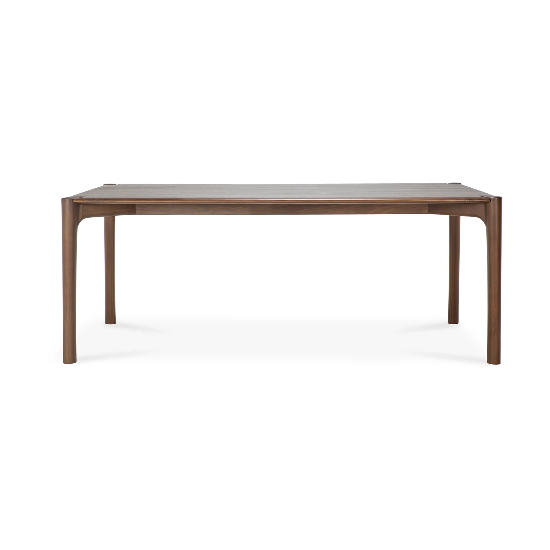 PI Dining table, Lacquered teak brown, 200x95 cm Ethnicraft