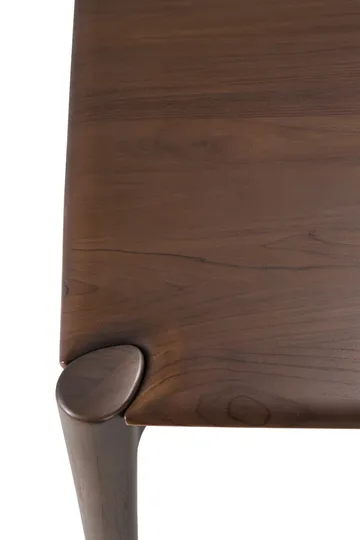 PI Dining table - Lacquered teak brown, 200x95 cm - Ethnicraft