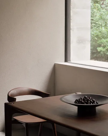 PI Dining table - Lacquered teak brown, 200x95 cm - Ethnicraft