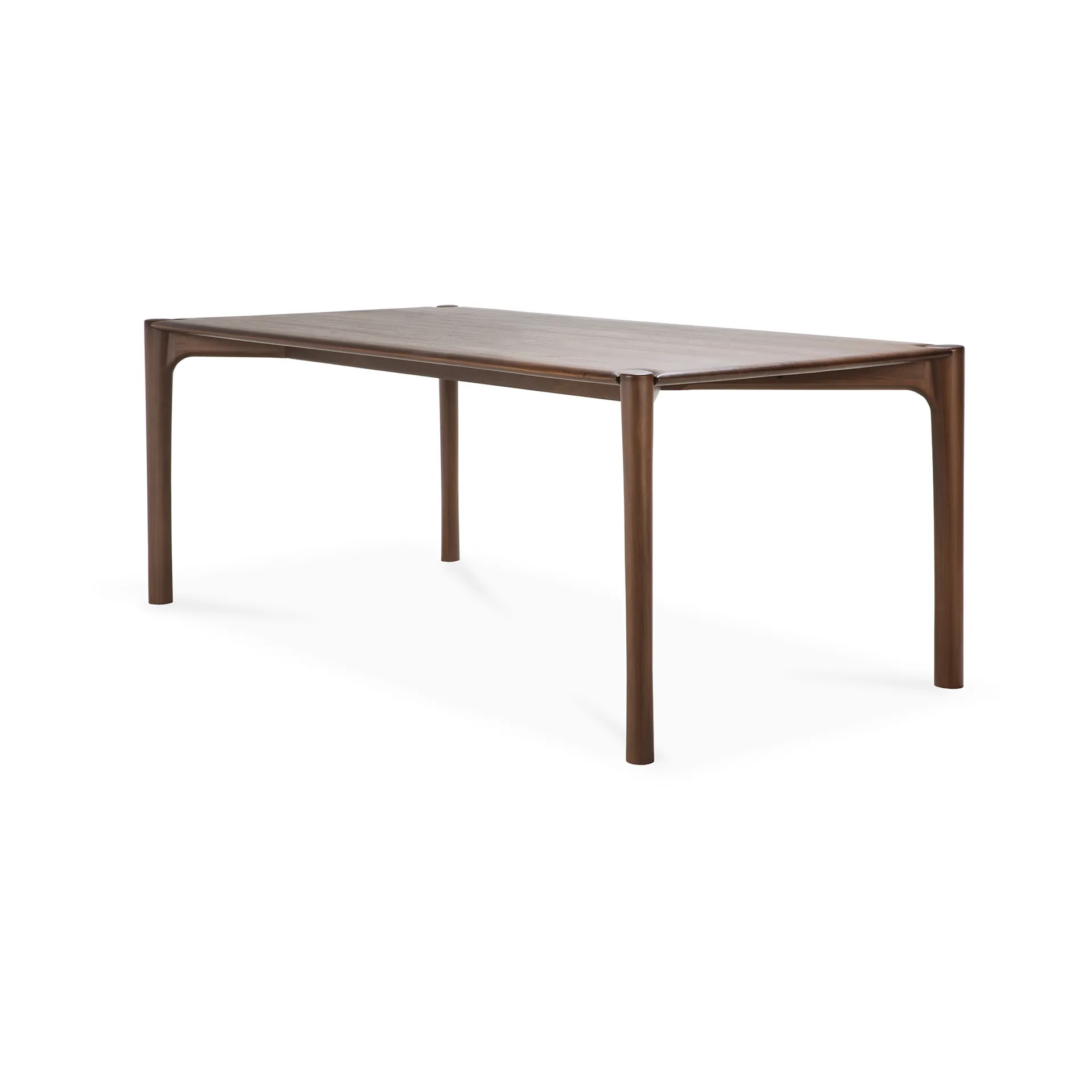 PI Dining table, Lacquered teak brown, 220x95 cm Ethnicraft