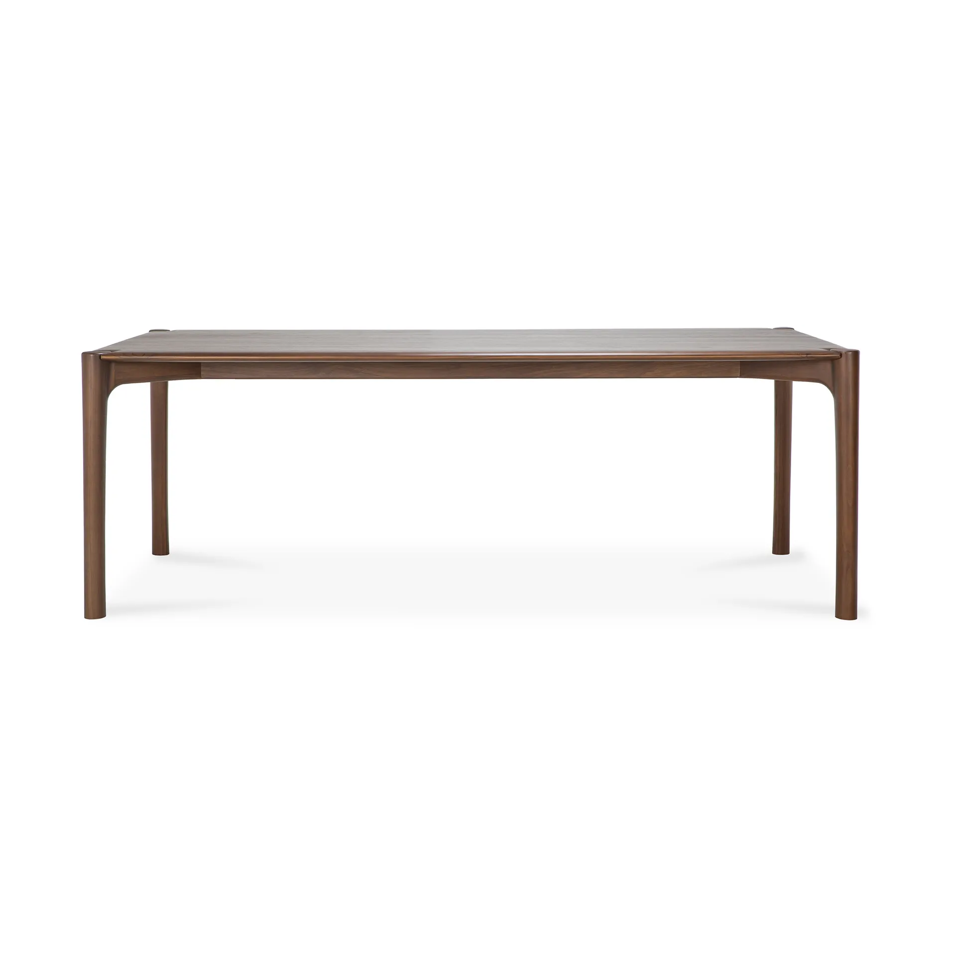 PI Dining table, Lacquered teak brown, 220x95 cm Ethnicraft