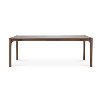 PI Dining table - Lacquered teak brown, 220x95 cm - Ethnicraft