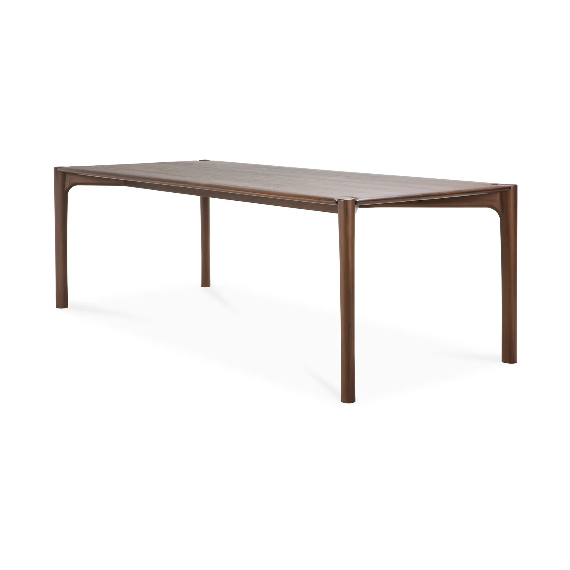 PI Dining table, Lacquered teak brown, 240x100 cm Ethnicraft