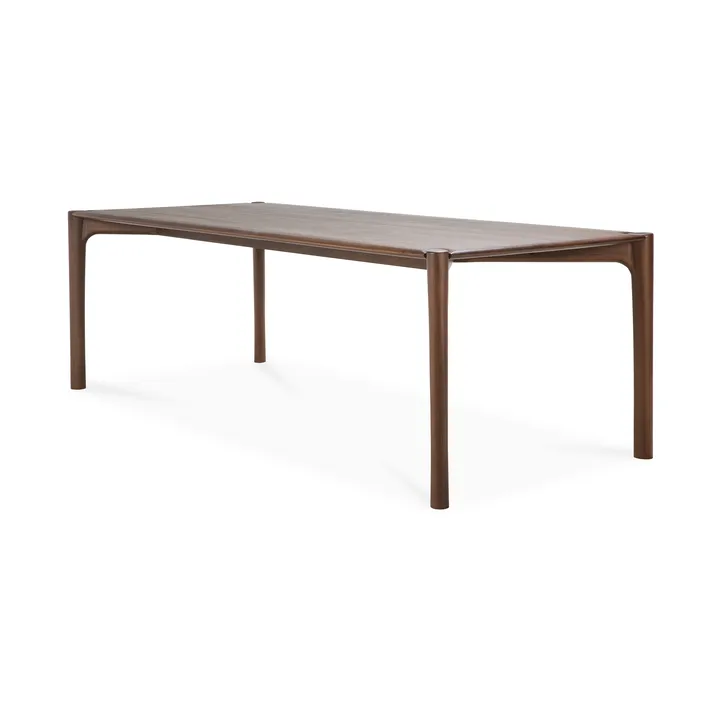 PI Dining table - Lacquered teak brown, 240x100 cm - Ethnicraft
