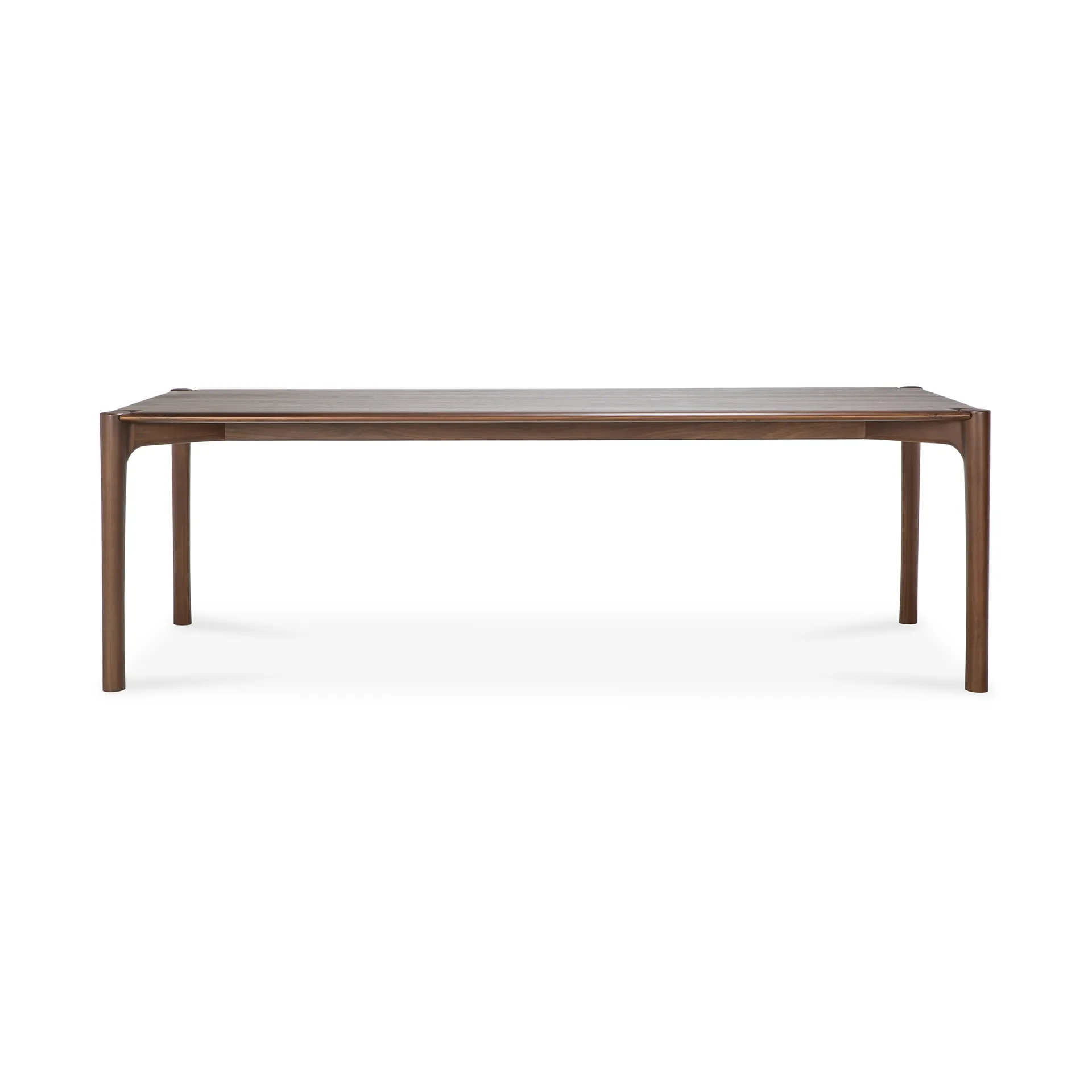 PI Dining table, Lacquered teak brown, 240x100 cm Ethnicraft