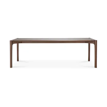 PI Dining table - Lacquered teak brown, 240x100 cm - Ethnicraft