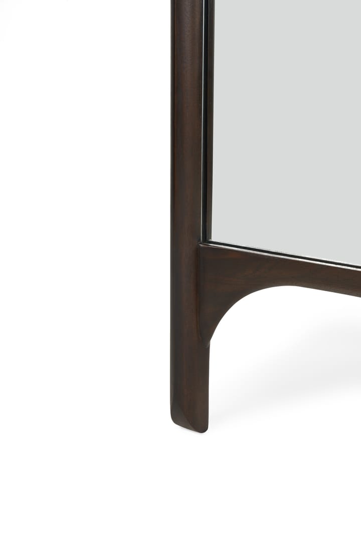 PI floor mirror 55x190 cm, Dark brown stained mahogany Ethnicraft