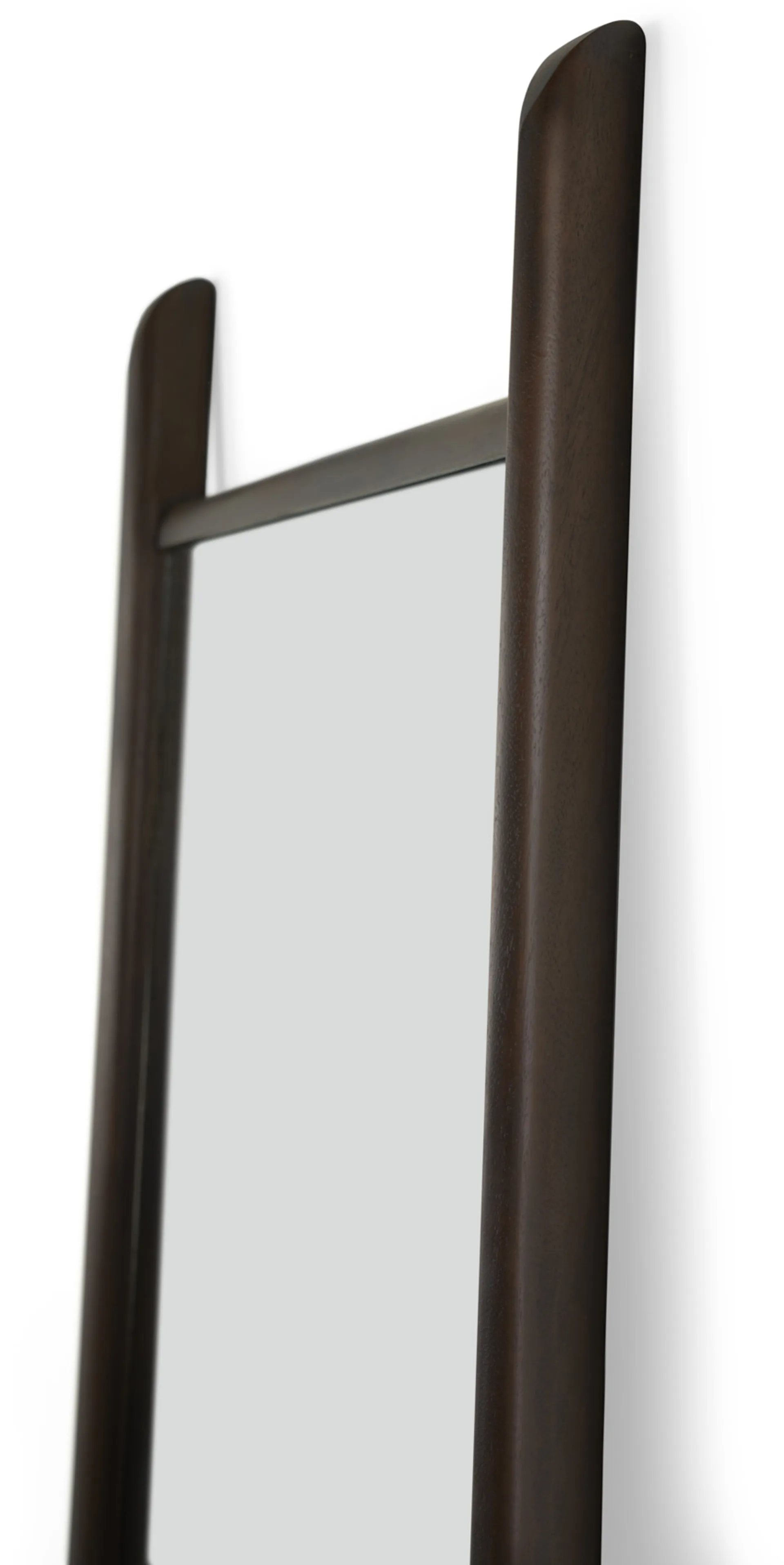 PI floor mirror 55x190 cm, Dark brown stained mahogany Ethnicraft