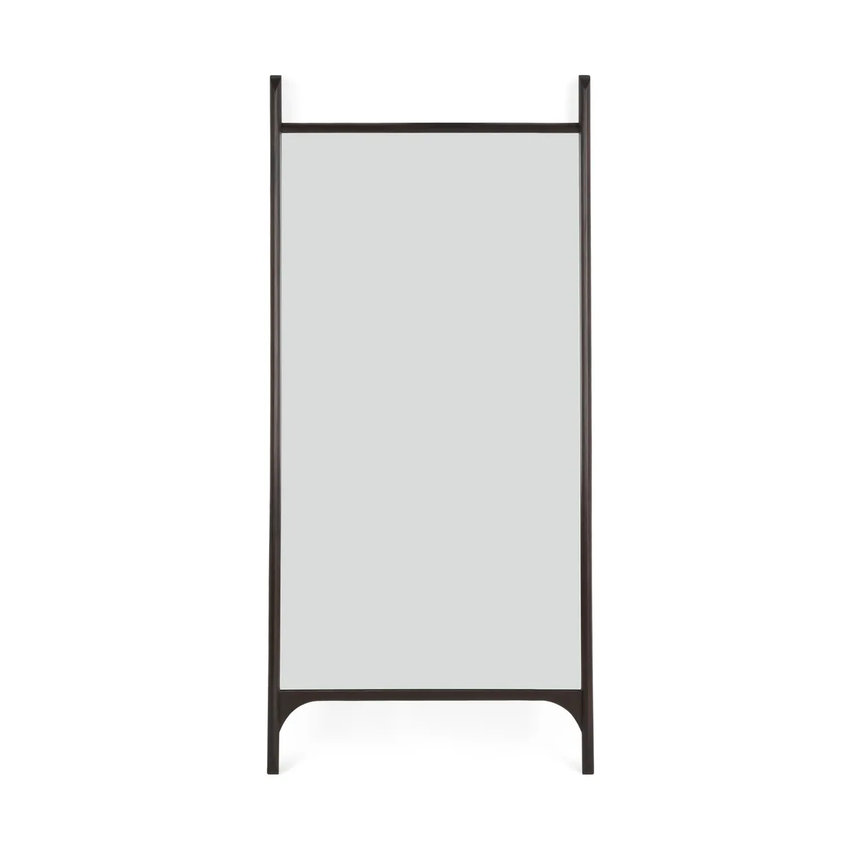 Ethnicraft PI floor mirror 80x200 cm Dark brown stained mahogany