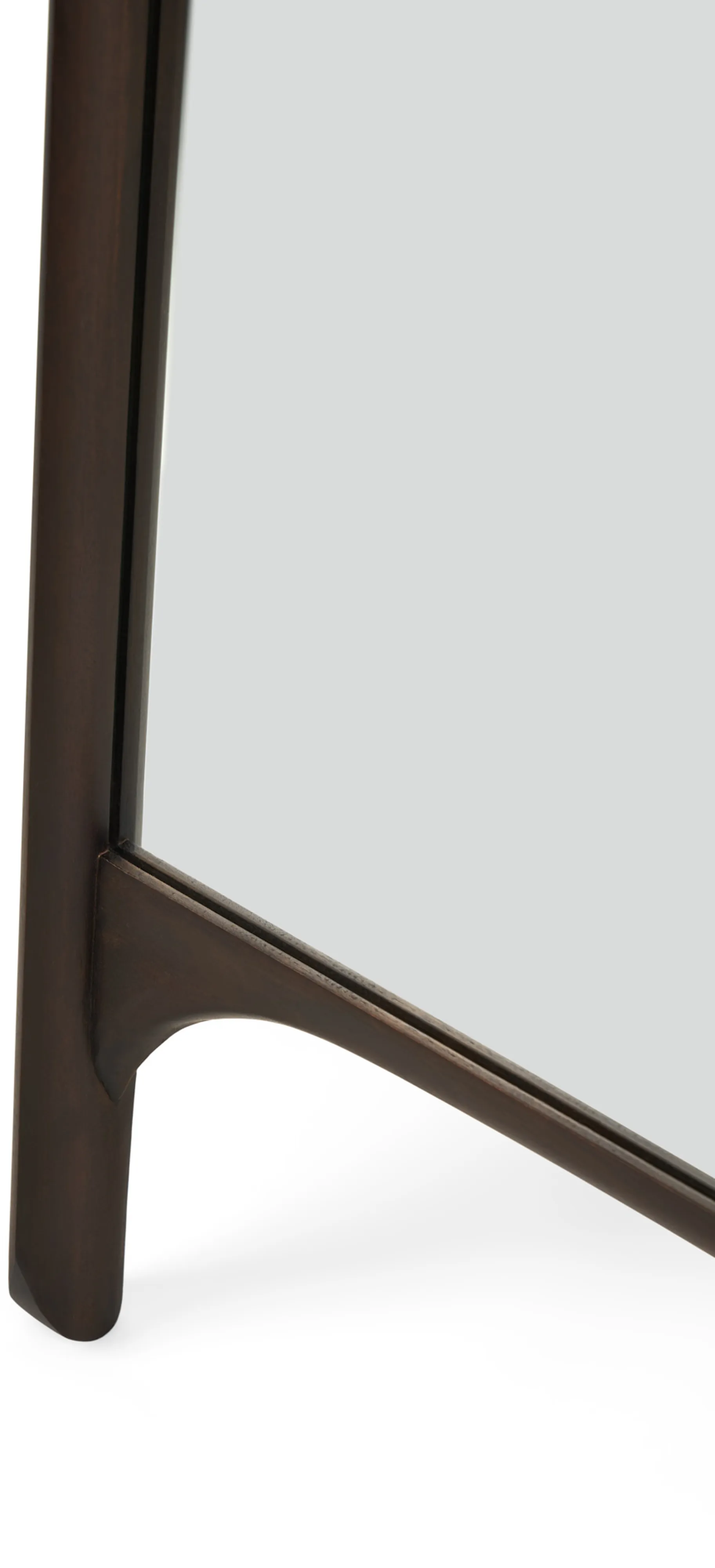 PI floor mirror 80x200 cm, Dark brown stained mahogany Ethnicraft