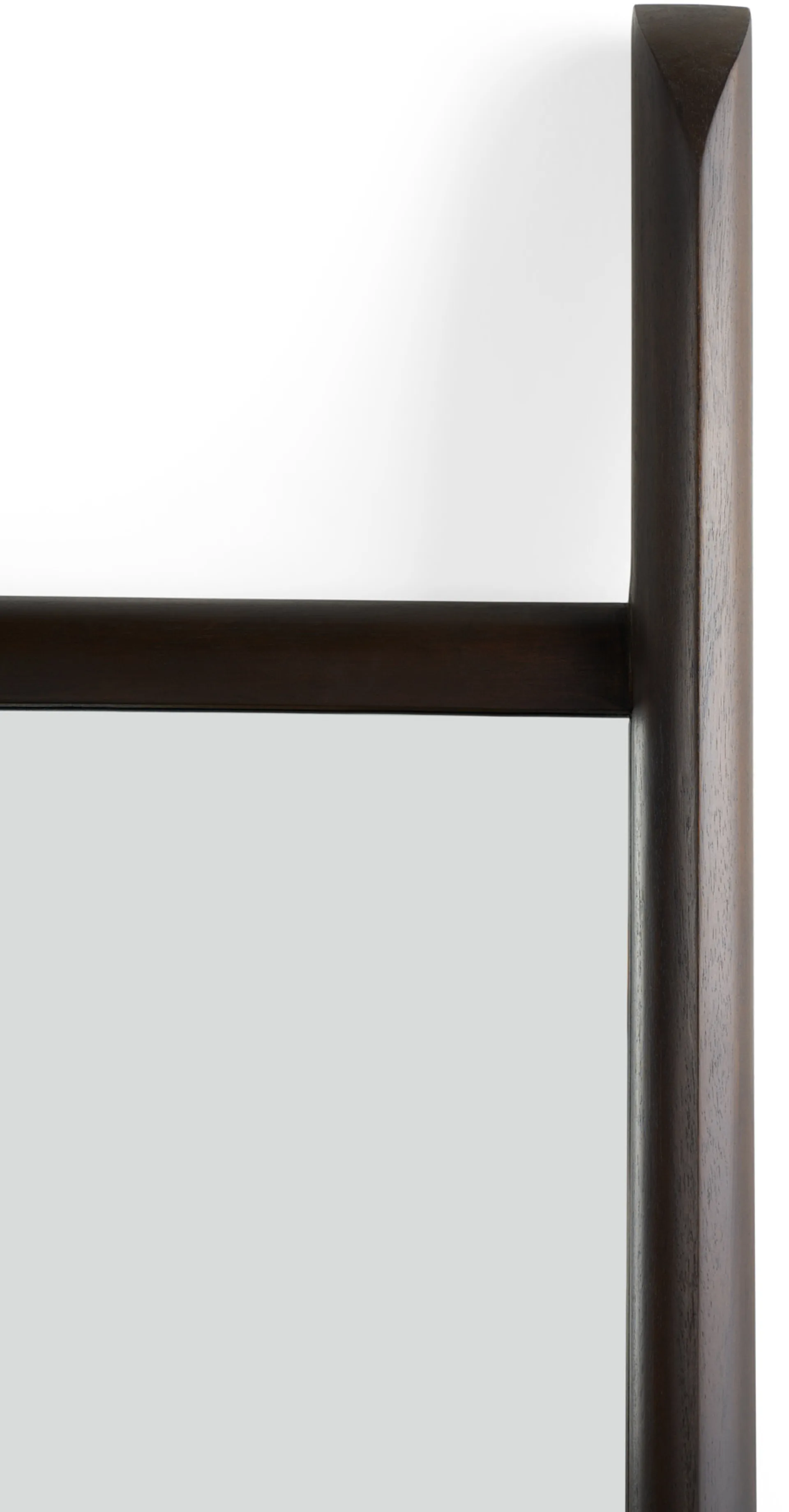 PI floor mirror 80x200 cm, Dark brown stained mahogany Ethnicraft