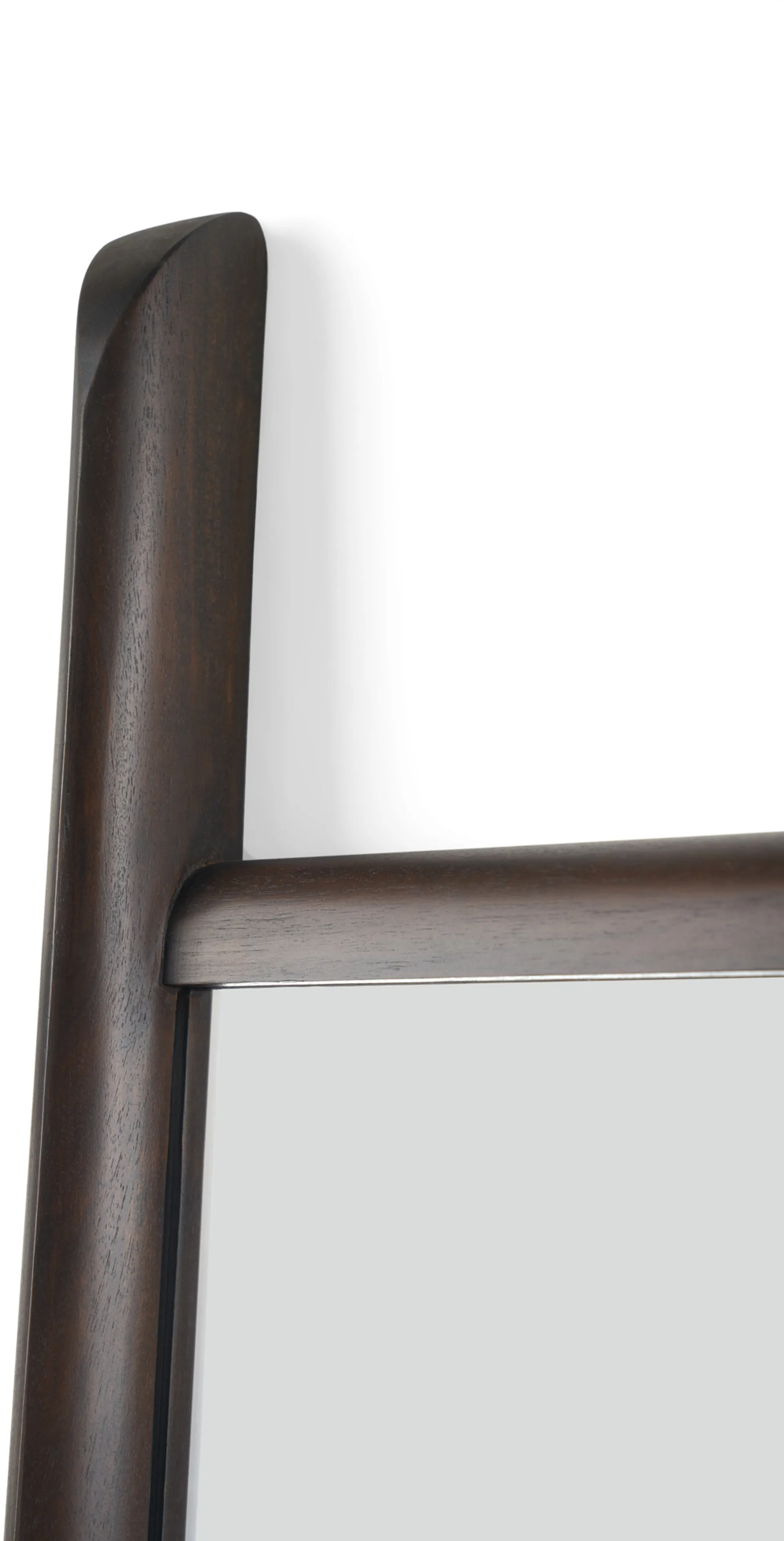 PI floor mirror 80x200 cm, Dark brown stained mahogany Ethnicraft