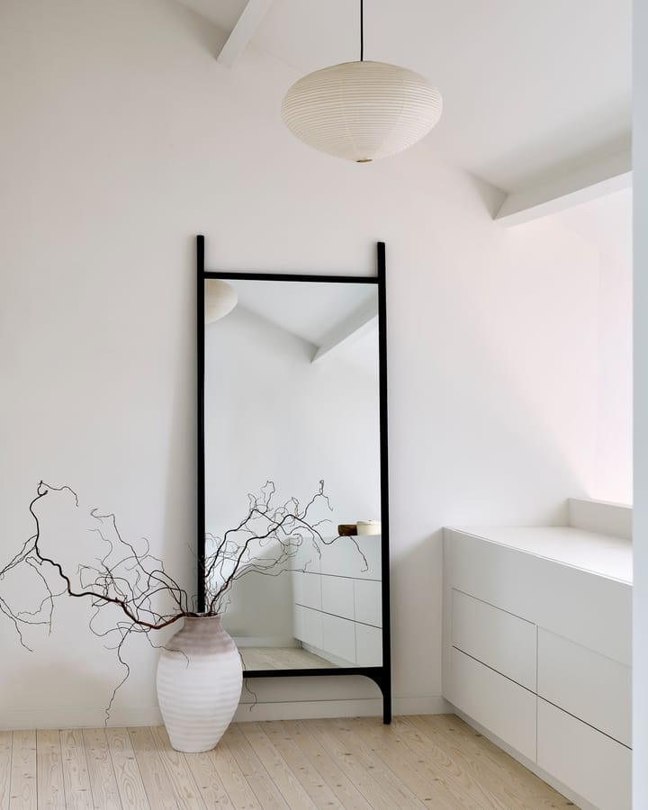 PI floor mirror 80x200 cm, Dark brown stained mahogany Ethnicraft