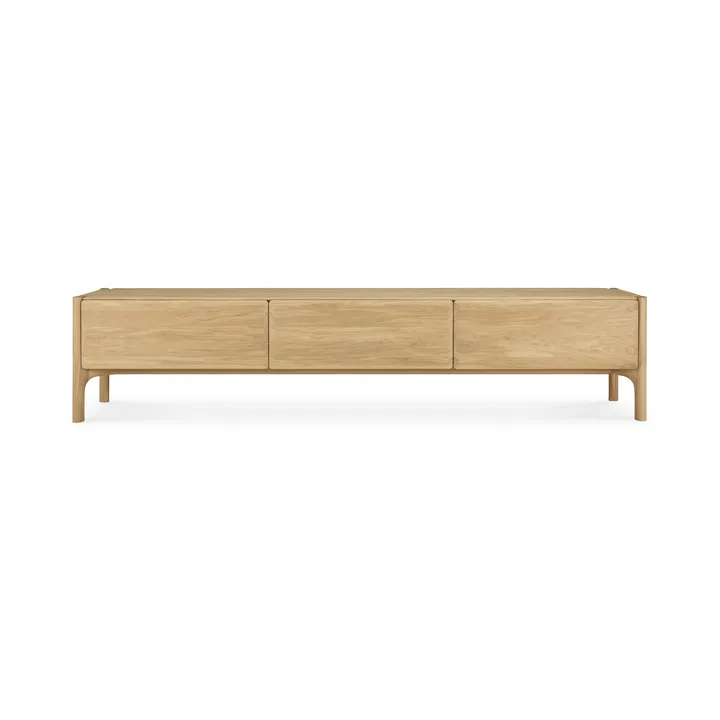 PI media bench - Oak, 242 cm - Ethnicraft