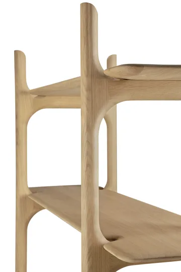 PI shelf - Oak-5 shelves, 110x187 cm - Ethnicraft