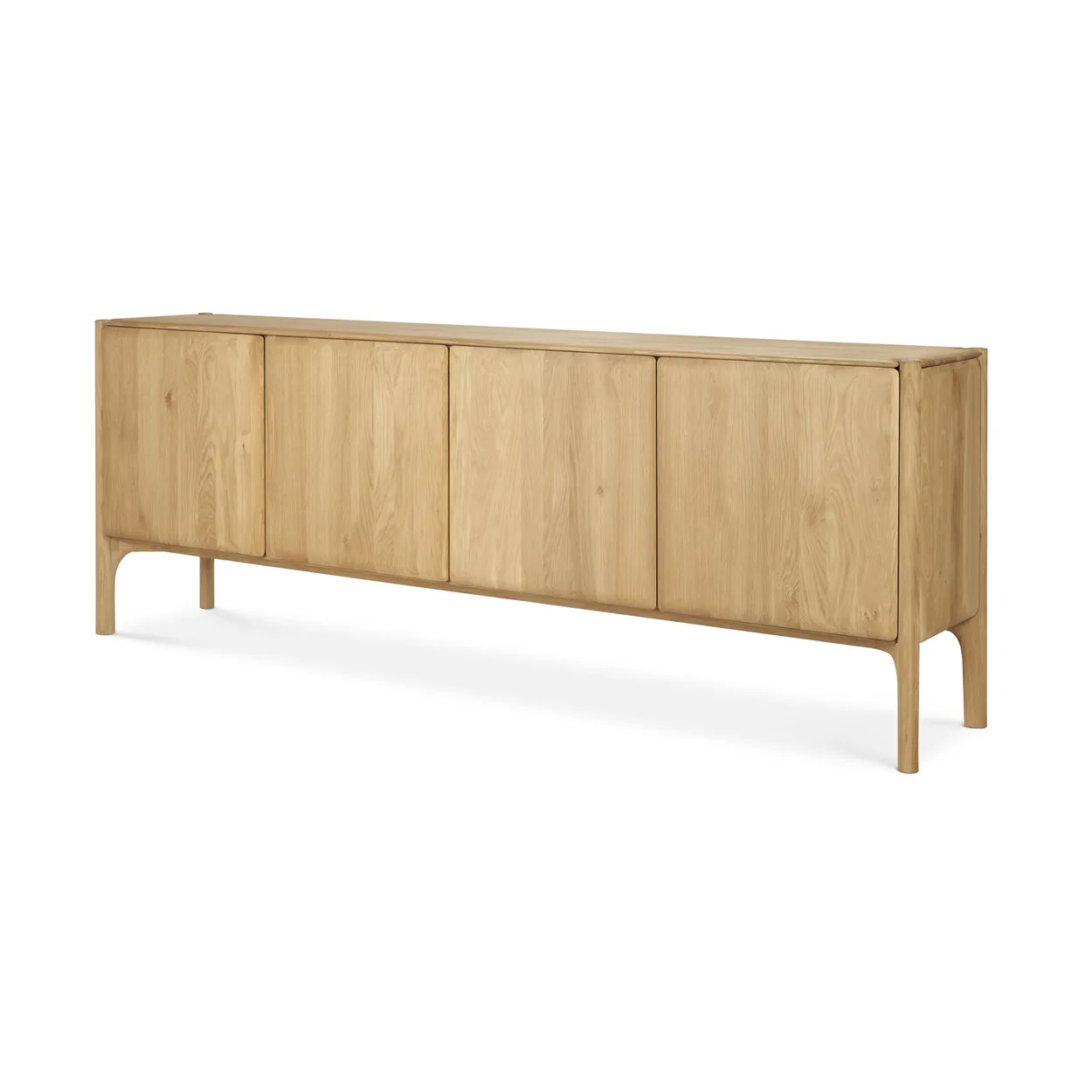 Ethnicraft PI Sideboard Oak, 4 doors | Scandinavian Design | Dressers & sideboards | Brown