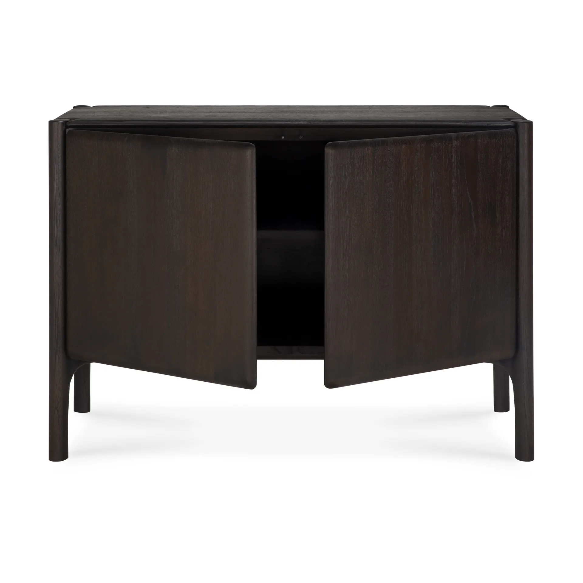 PI Sideboard, Teak dark brown, 2 doors Ethnicraft