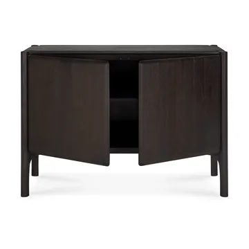 PI Sideboard - Teak dark brown, 2 doors - Ethnicraft