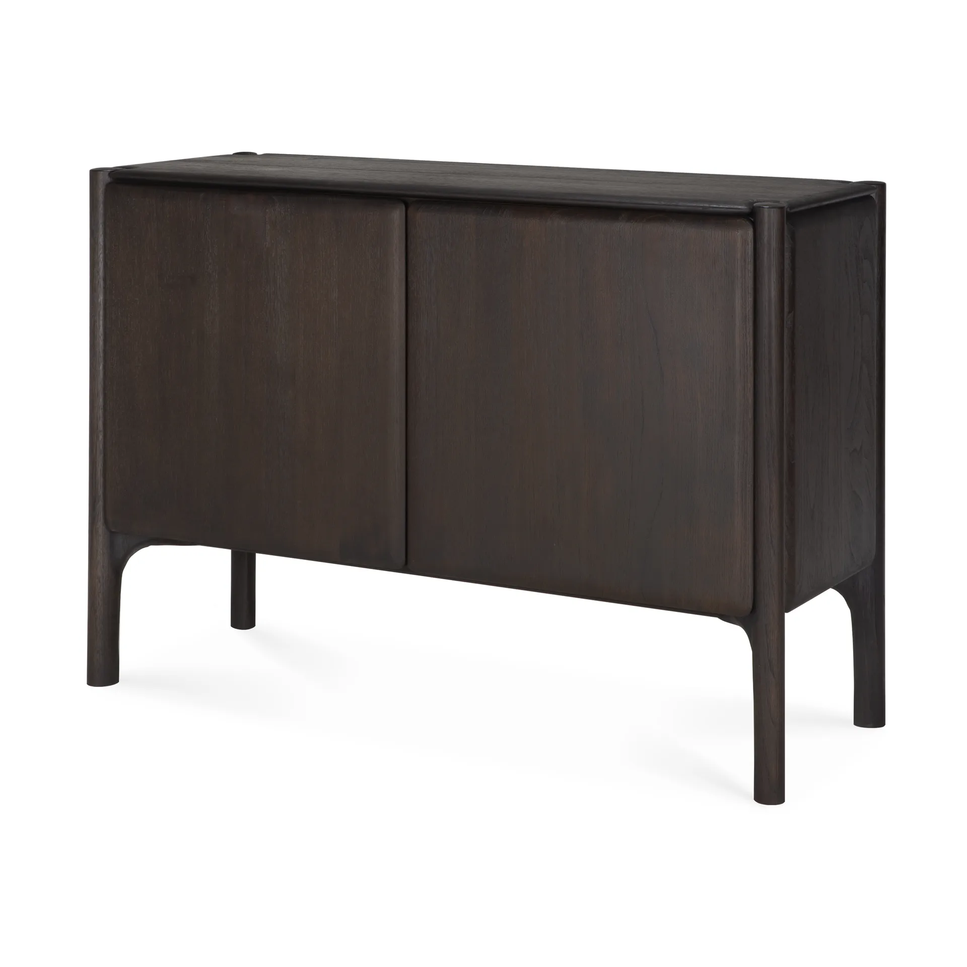 PI Sideboard, Teak dark brown, 2 doors Ethnicraft