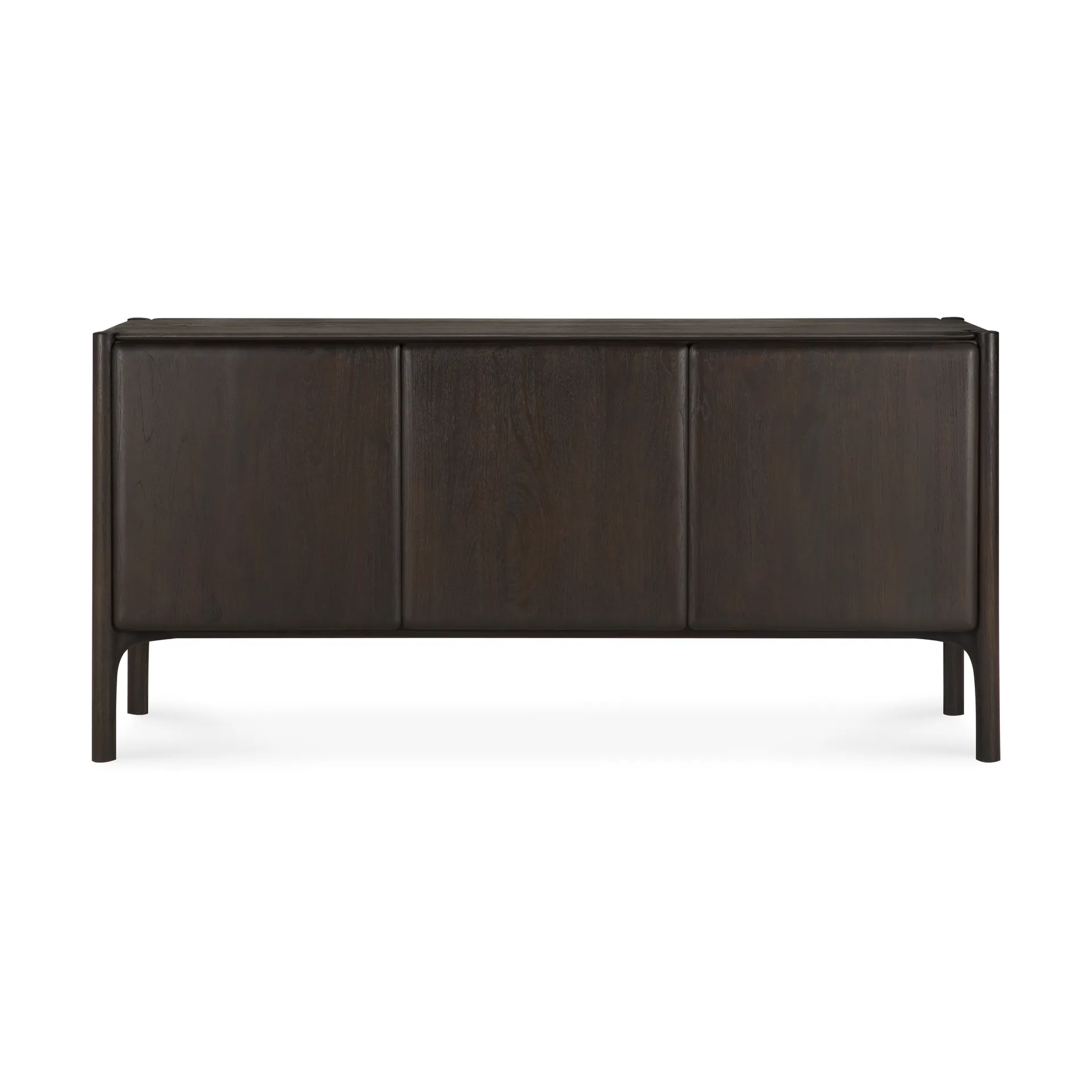 PI Sideboard, Teak dark brown, 3 doors Ethnicraft