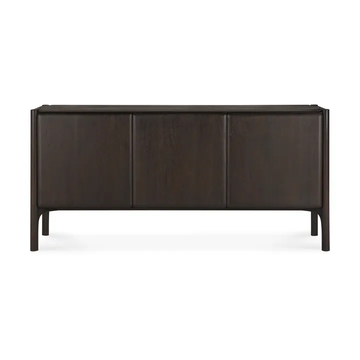 PI Sideboard - Teak dark brown, 3 doors - Ethnicraft