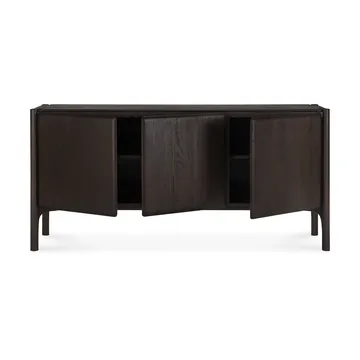 PI Sideboard - Teak dark brown, 3 doors - Ethnicraft