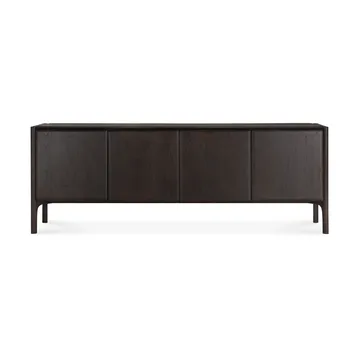 PI Sideboard - Teak dark brown, 4 doors - Ethnicraft