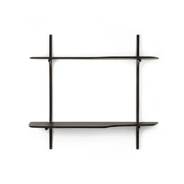 PI wall-mounted desk - Dark brown mahogany, 140x48 cm - Ethnicraft