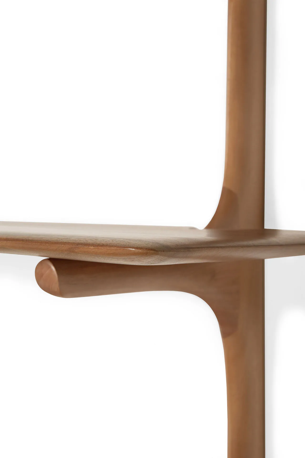 PI wall shelf 91 cm, Varnished mahogany Ethnicraft