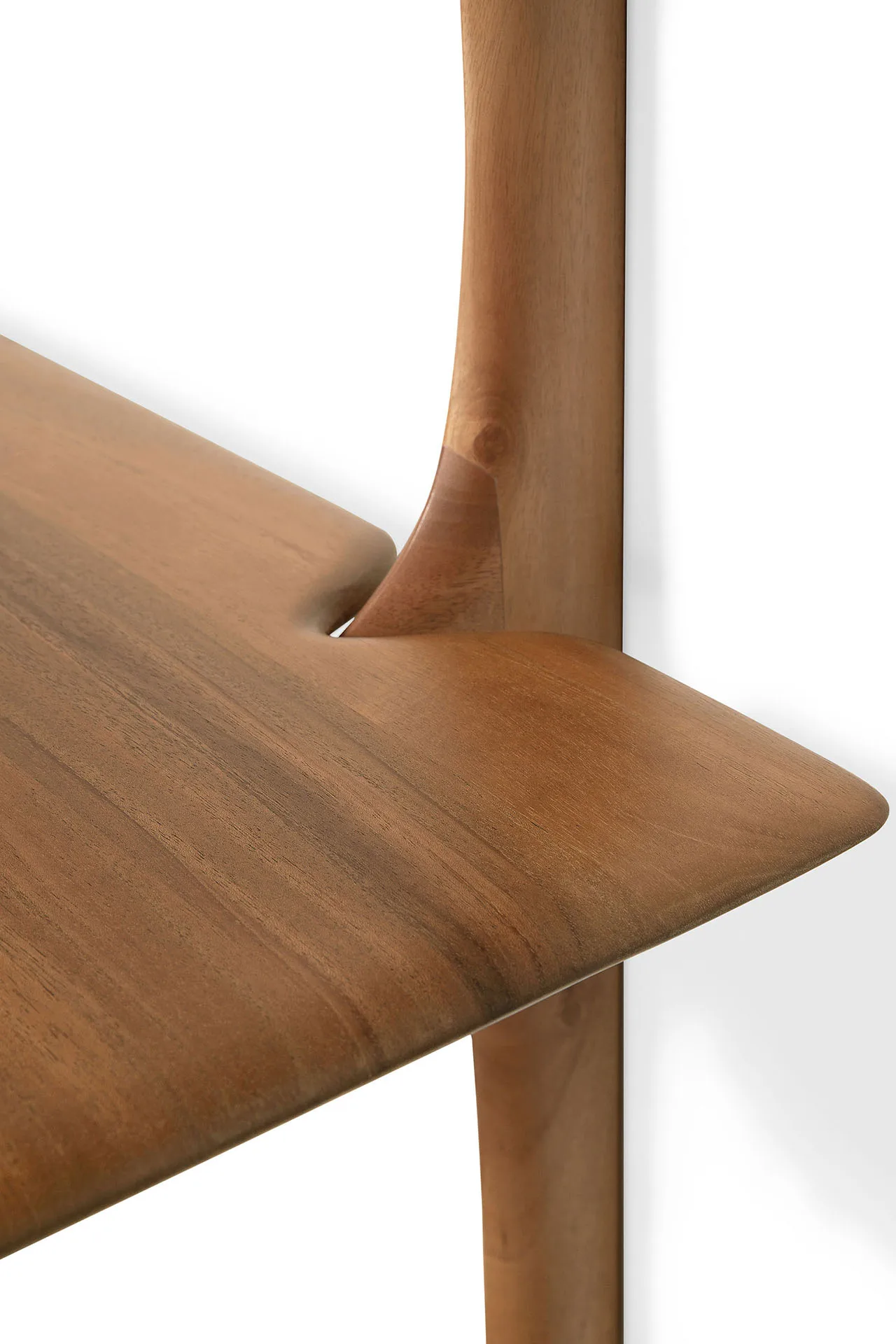 PI wall shelf 91 cm, Varnished mahogany Ethnicraft