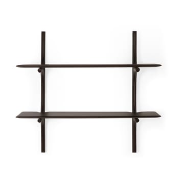 PI wall shelf - Lacquered mahogany - 2 shelves - Ethnicraft