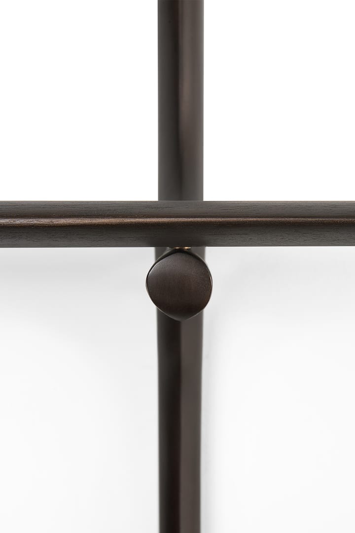 PI wall shelf, Lacquered mahogany - 2 shelves Ethnicraft