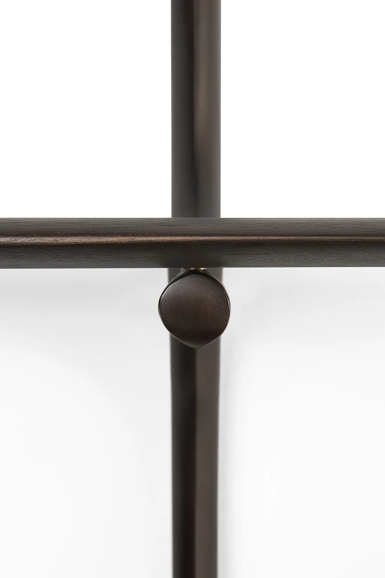 PI wall shelf, Lacquered mahogany-3 shelves-dark brown Ethnicraft