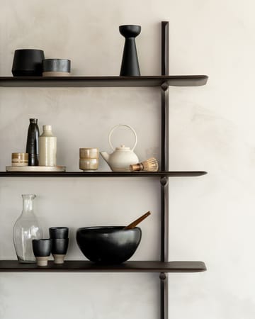 PI wall shelf - Lacquered mahogany-3 shelves-dark brown - Ethnicraft