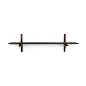 PI wall shelf - Mahogany dark brown 100 cm - Ethnicraft