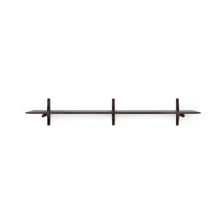 PI wall shelf, Mahogany dark brown 168 cm Ethnicraft