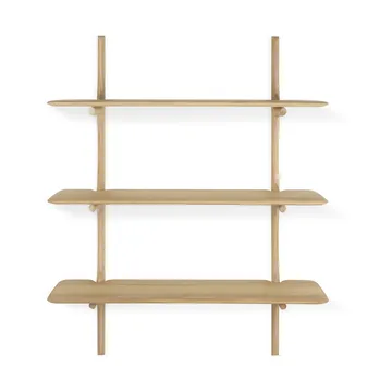PI wall shelf - Oak, 3 shelves - Ethnicraft