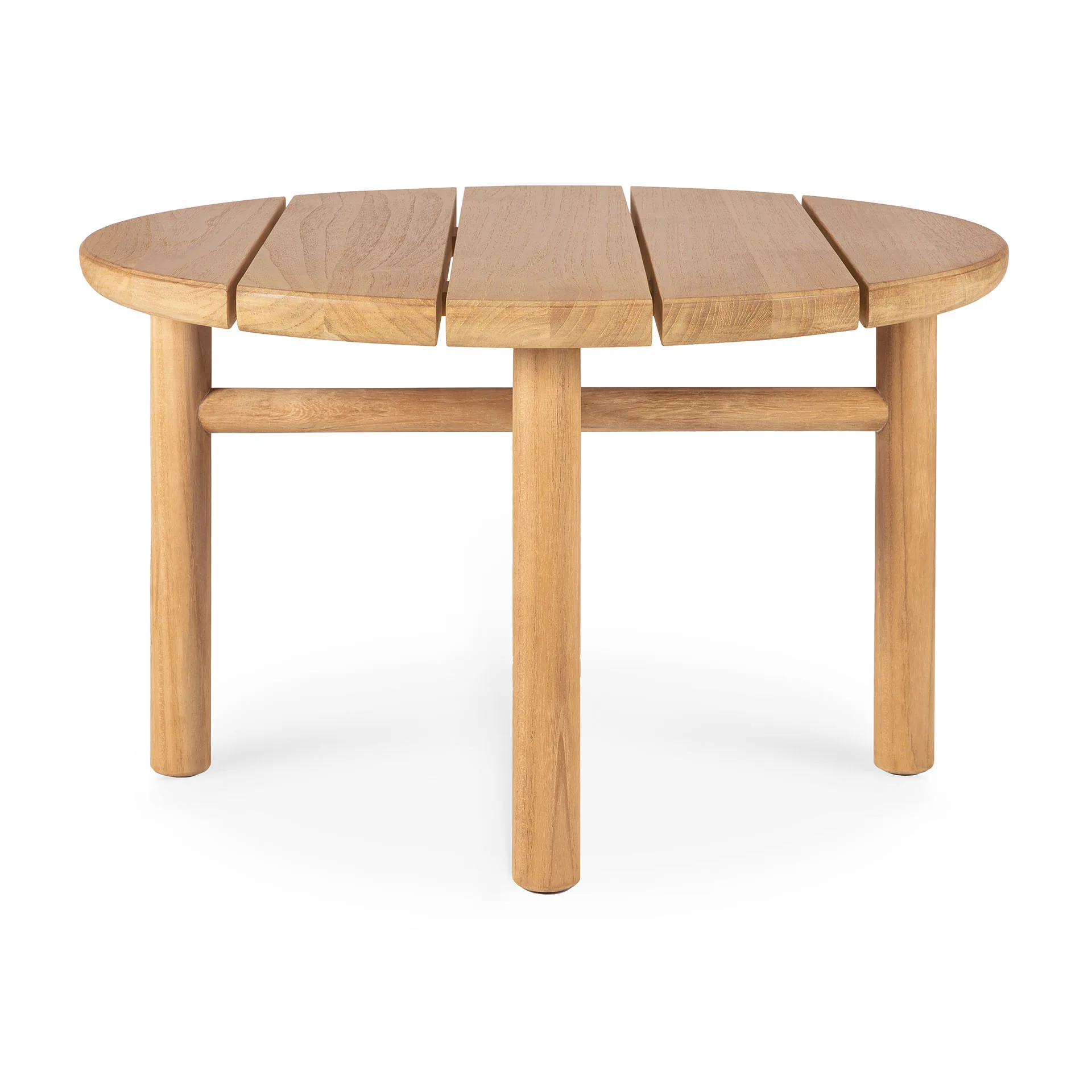 Quatro outdoor coffee table teak, Ø59 cm → Ø59 cm Ethnicraft