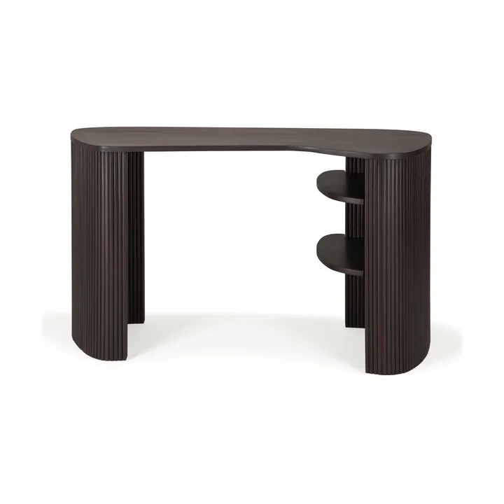 Roller Max desk - Dark brown mahogany - Ethnicraft