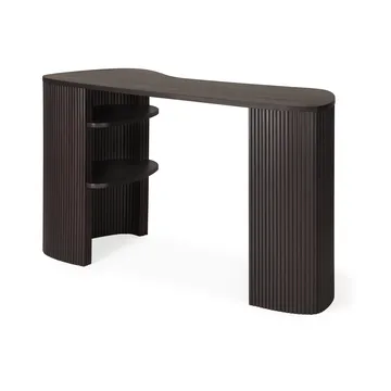 Roller Max desk - Dark brown mahogany - Ethnicraft