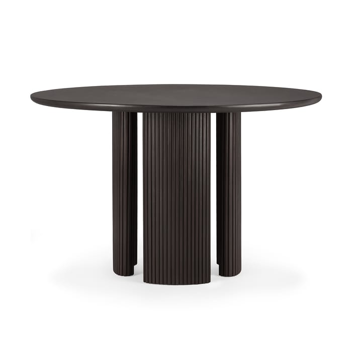 Roller Max mat table Ø150 cm - Dark brown stained mahogany - Ethnicraft