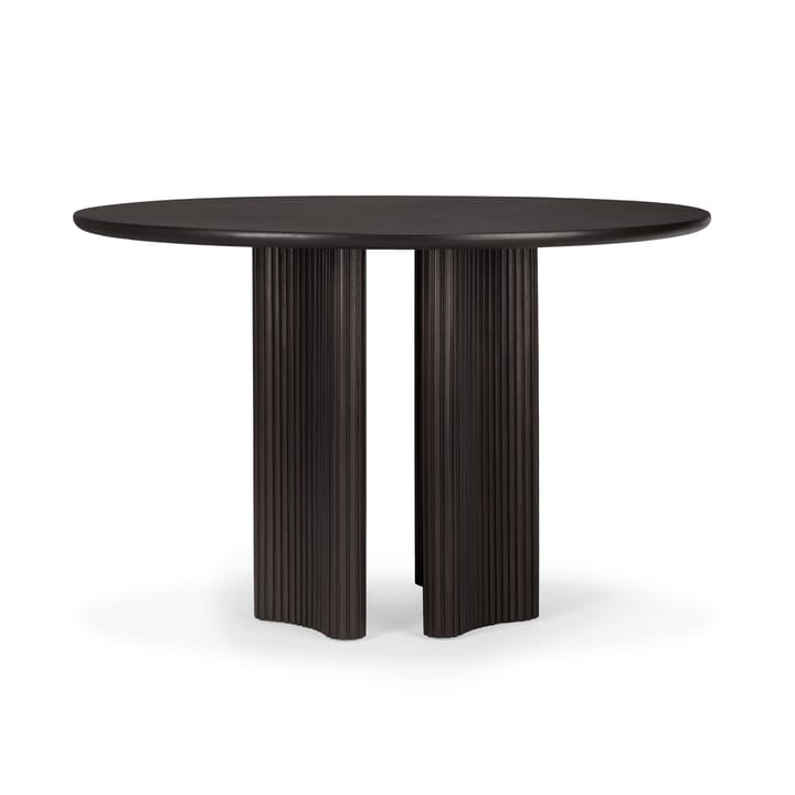 Roller Max mat table Ø150 cm, Dark brown stained mahogany Ethnicraft