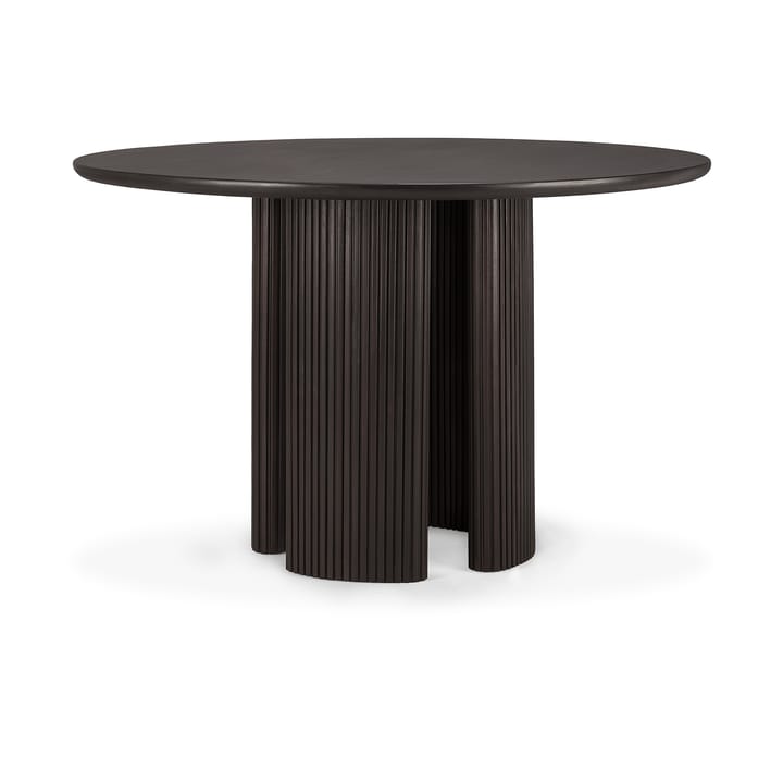 Roller Max mat table Ø150 cm, Dark brown stained mahogany Ethnicraft