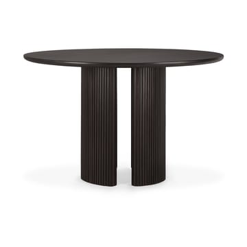 Roller Max mat table Ø150 cm - Dark brown stained mahogany - Ethnicraft