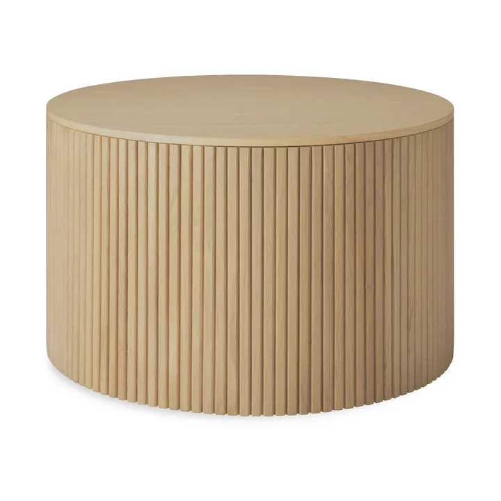 Roller Max round coffee table - Oak, Ø60 cm - Ethnicraft
