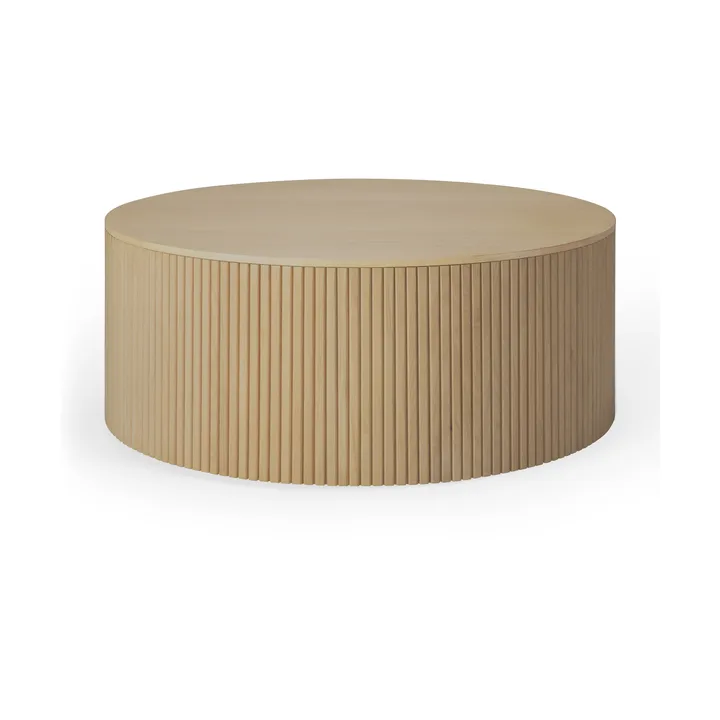 Roller Max round coffee table - Oak, Ø80 cm - Ethnicraft