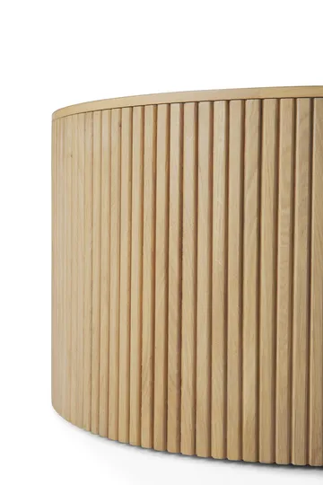 Roller Max round coffee table - Oak, Ø80 cm - Ethnicraft