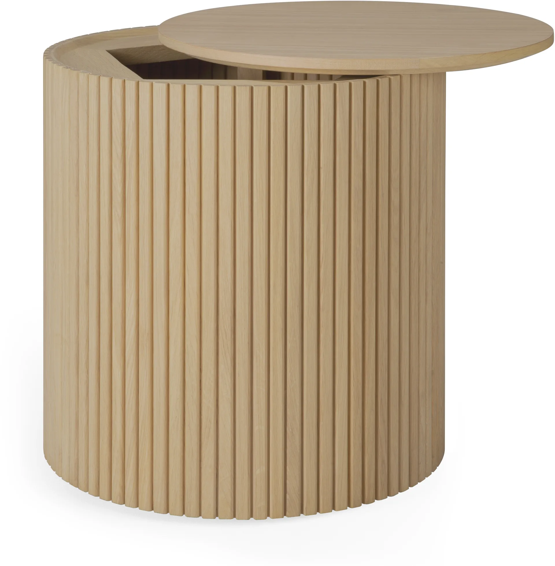 Roller Max side table, Oak, round Ethnicraft
